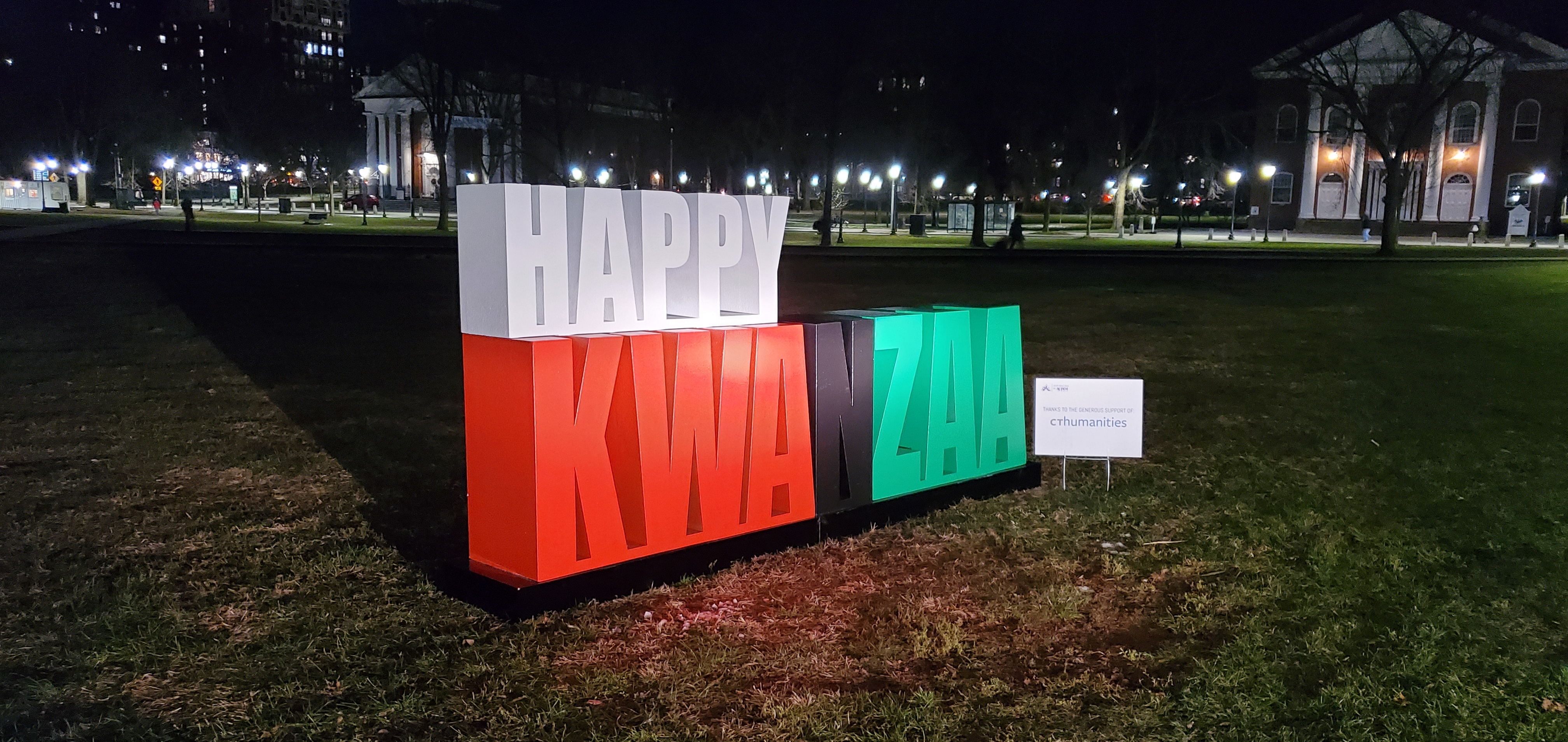 Happy Kwanzaa 3D Foam Letters