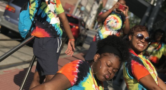 Upward Bound Trio Tye Dye Hoodies and T-Shirts