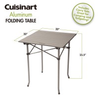 Cuisinart Aluminum Folding Prep Table with Logo