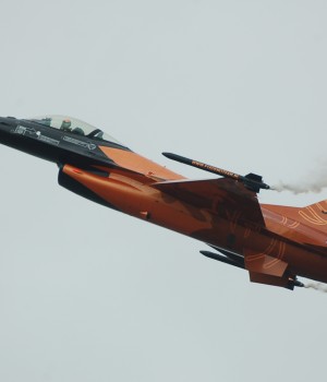 F16 In Mid Flight